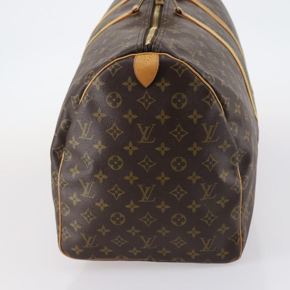 LOUIS VUITTON Monogram Keepall 55 Boston Bag M41424 LV Auth 145380 - Picture 4 of 16